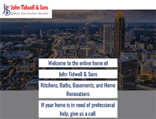 Tablet Screenshot of johntidwellandsons.com